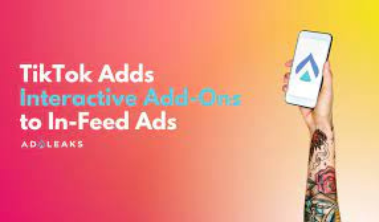 TikTok变得更加可视化，为订阅广告推出了“交互式添加项”