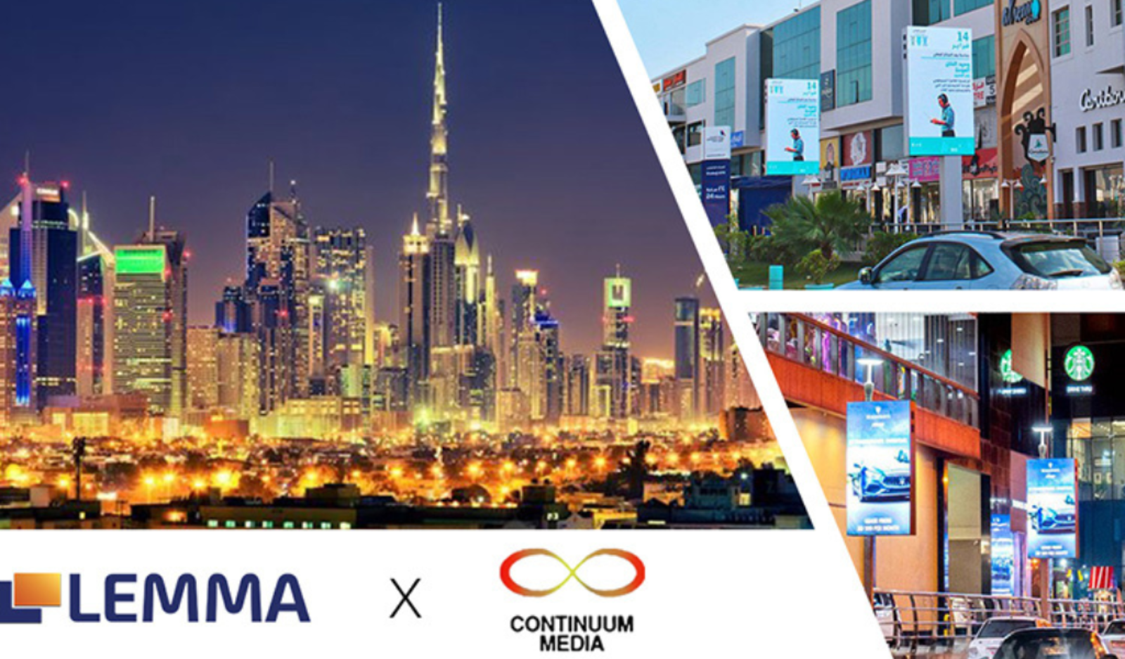 Lemma Partners With Continuum, Expand DOOH Presence In The Middle East